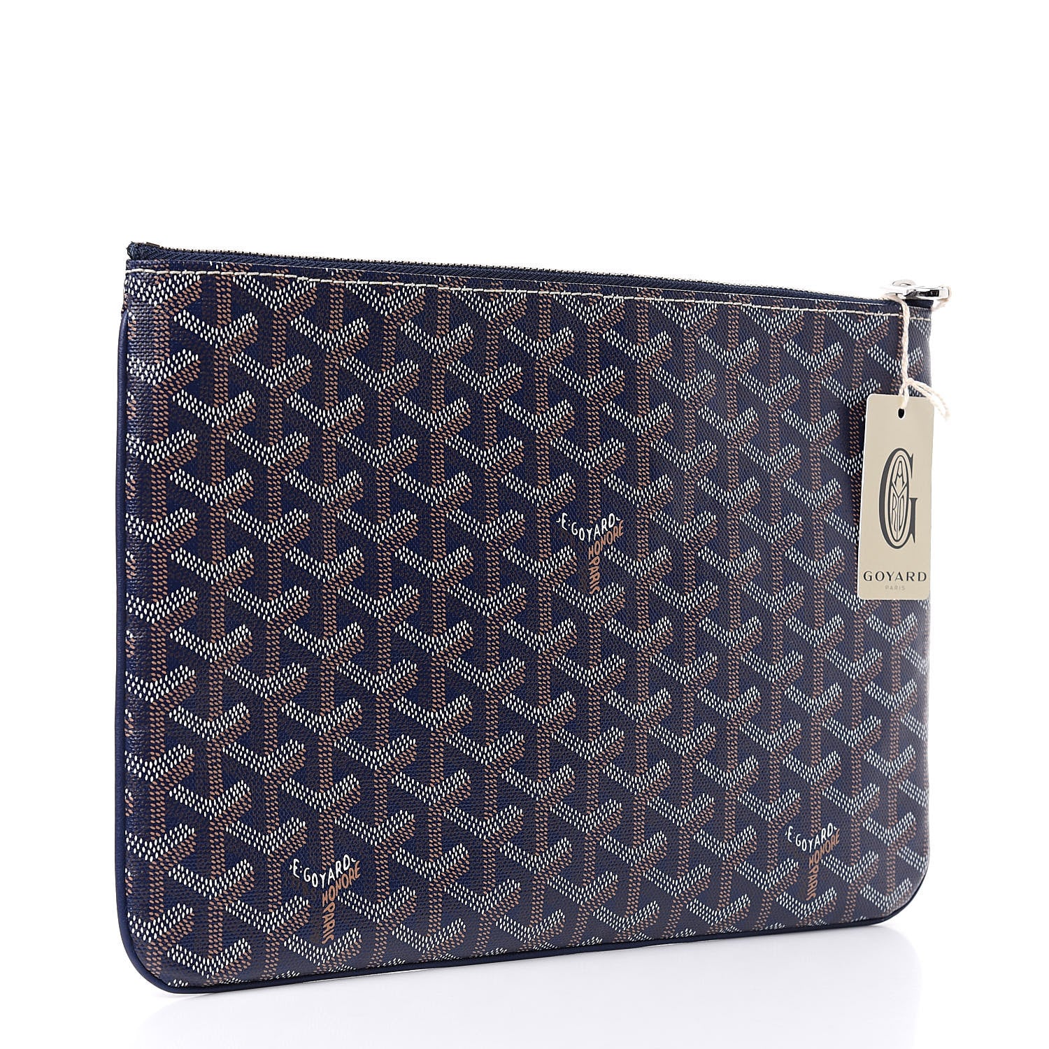 Goyard Goyardine Senat Pochette MM Navy 3 of 9