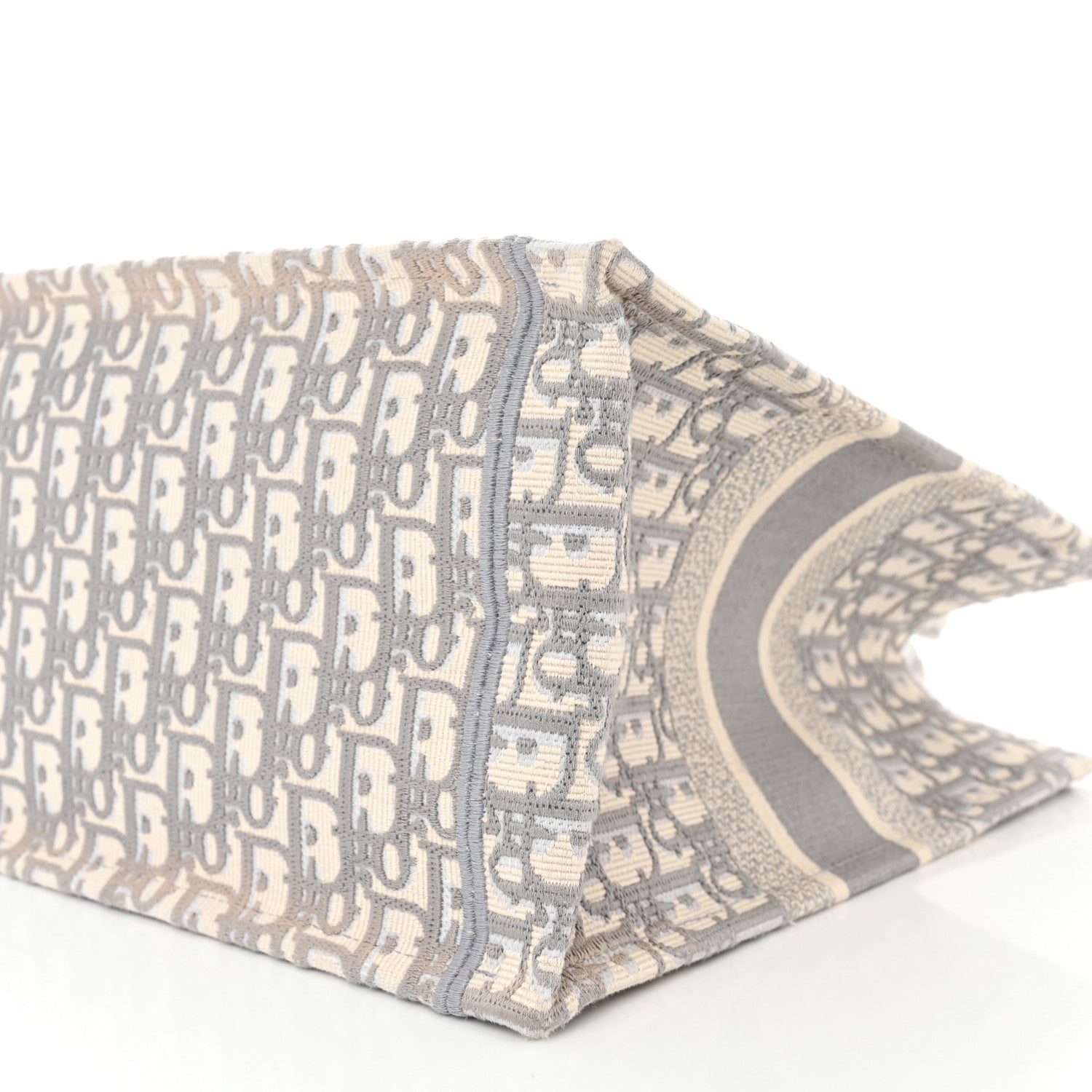 Christian Dior Oblique Medium Book Tote Grey 10 of 14