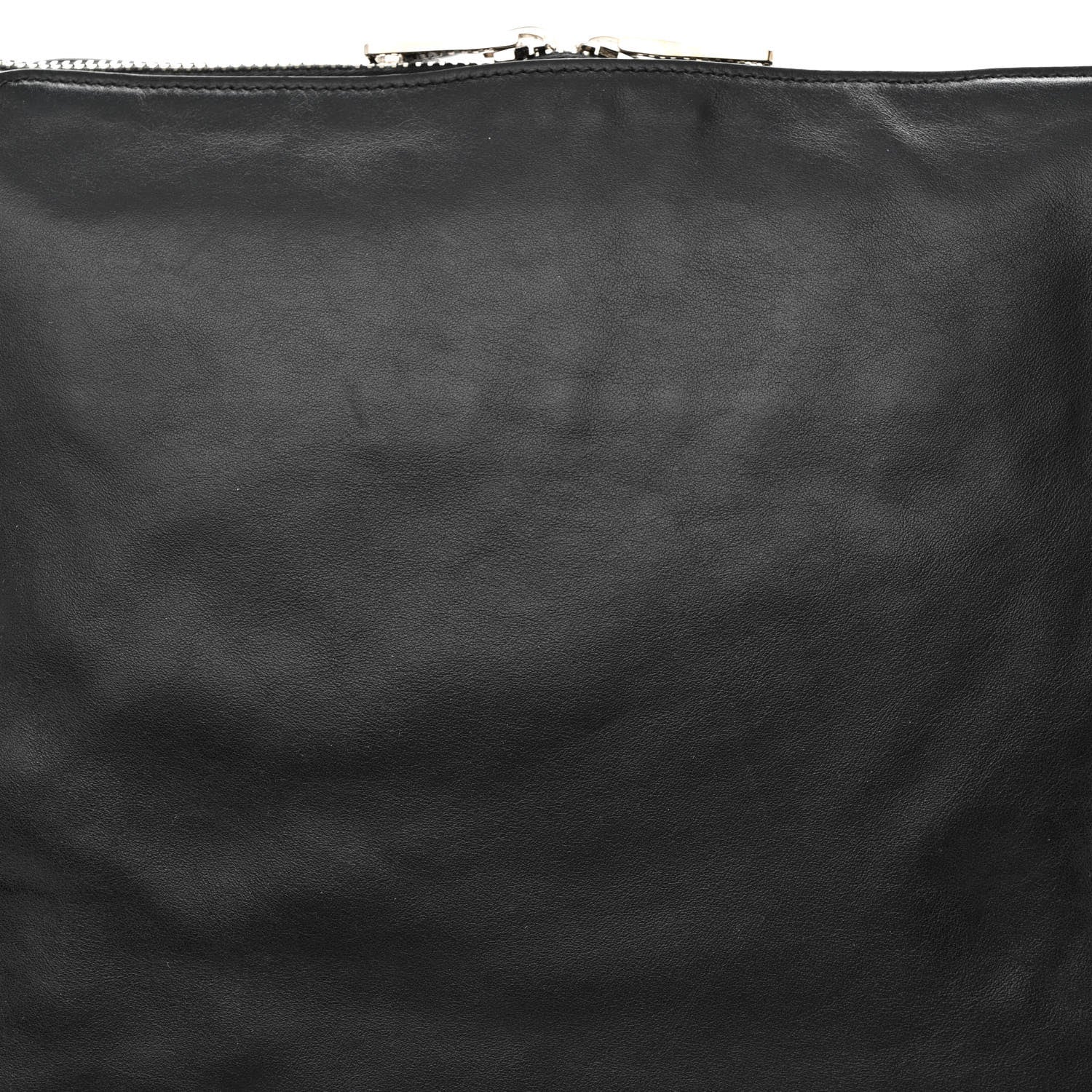 Prada Soft Calf Side Zip Hobo Black 10 of 15