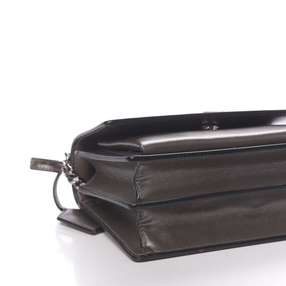 Saint Laurent Metallic Calfskin Small Monogram Sunset Piombo 7 of 9