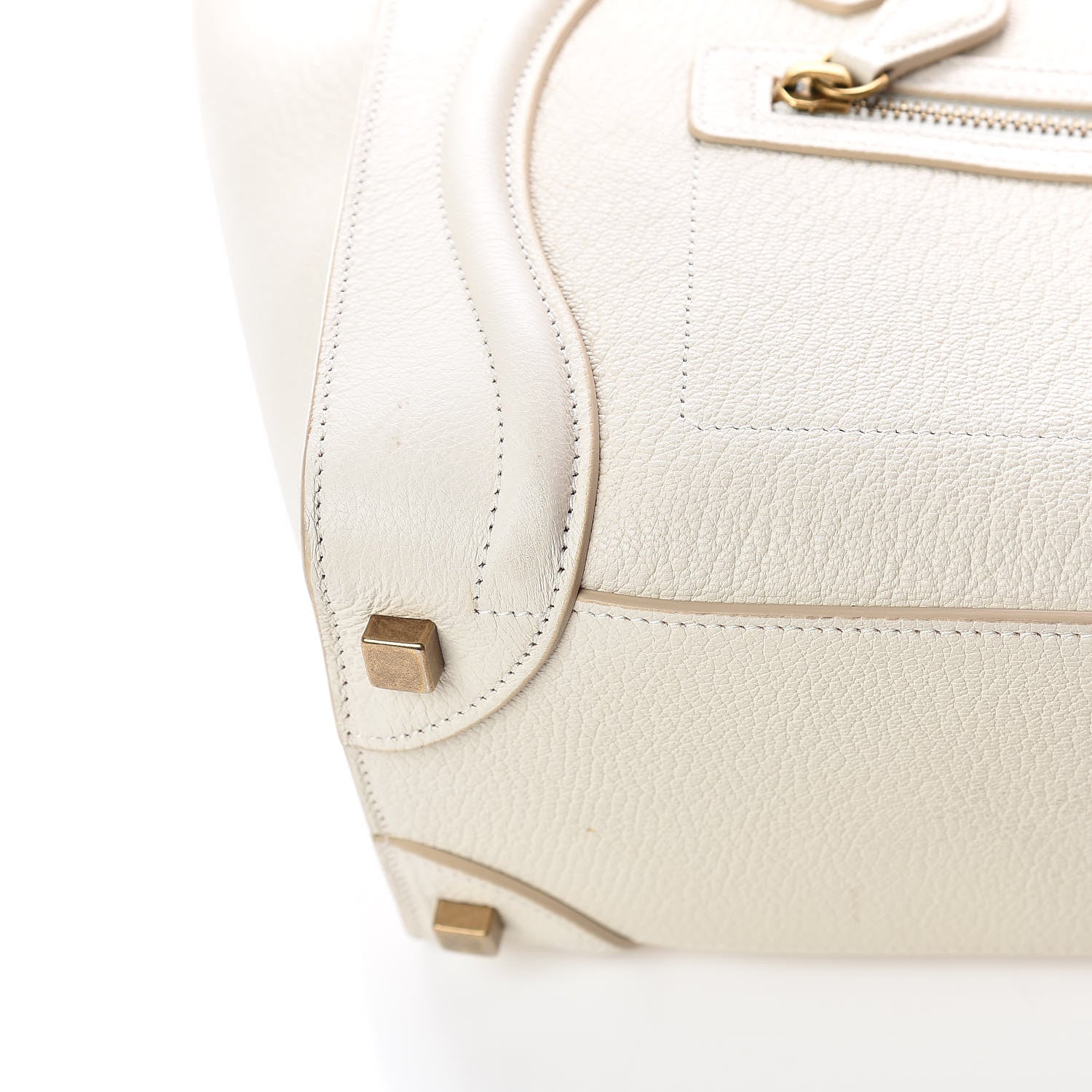 Celine Goatskin Micro Luggage White 17 of 22