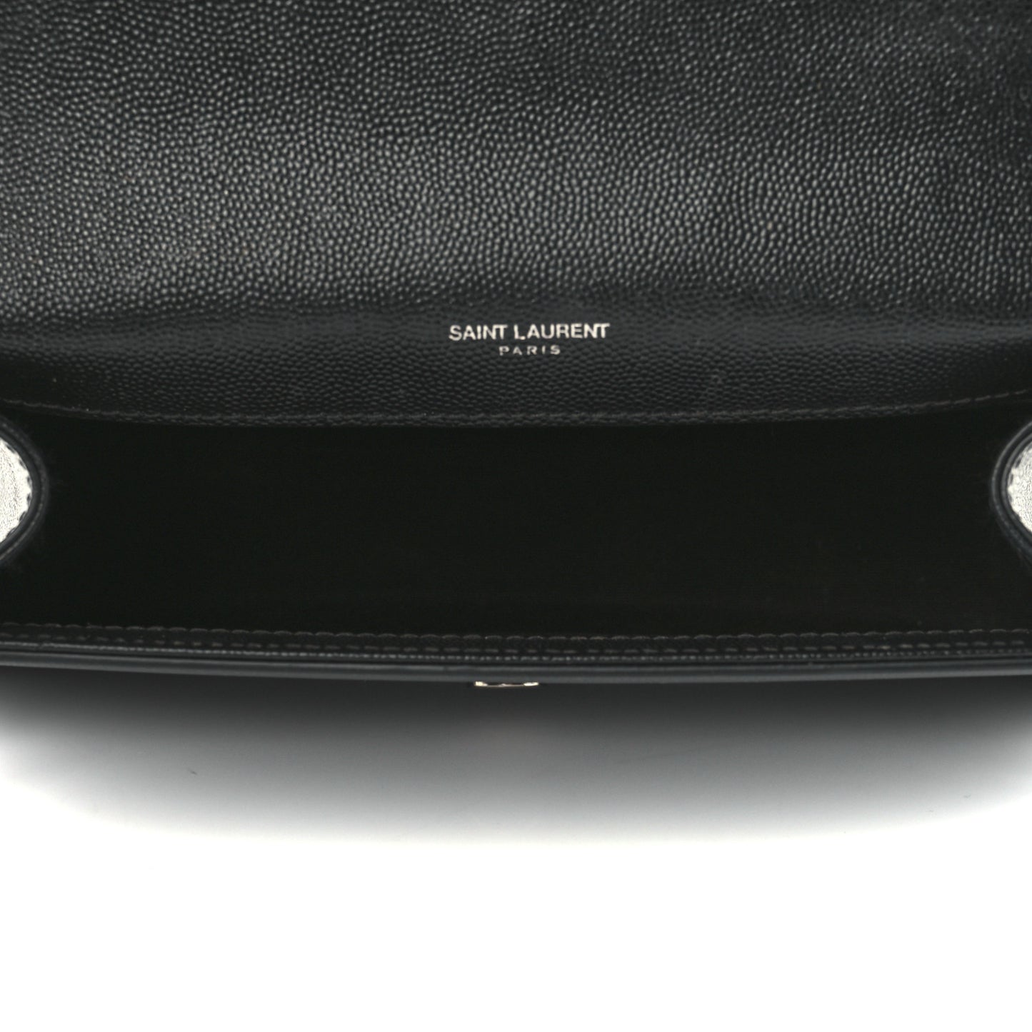 Grain De Poudre Medium Classic Monogram Kate Satchel Black