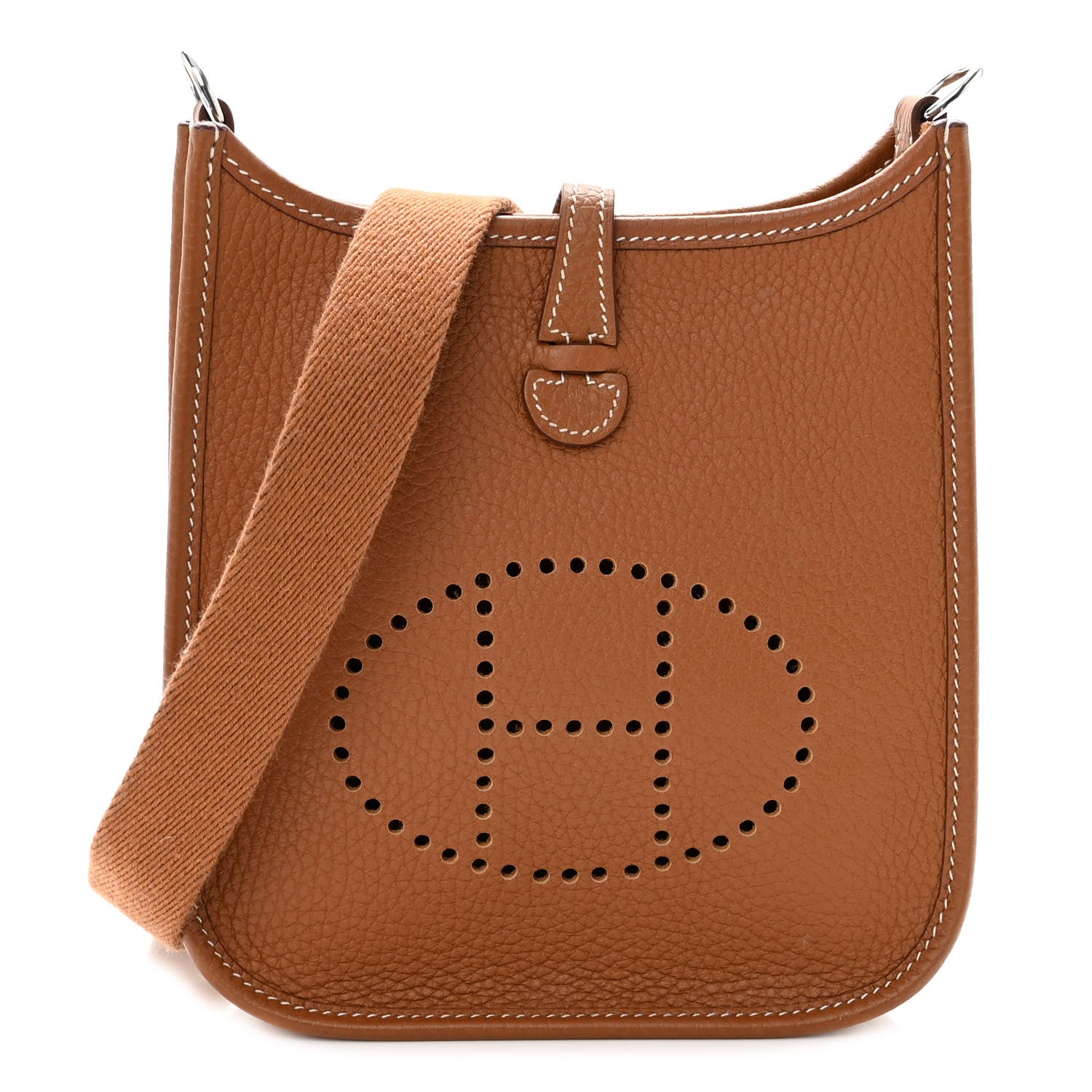 Hermes Taurillon Clemence Evelyne TPM Gold 1 of 11