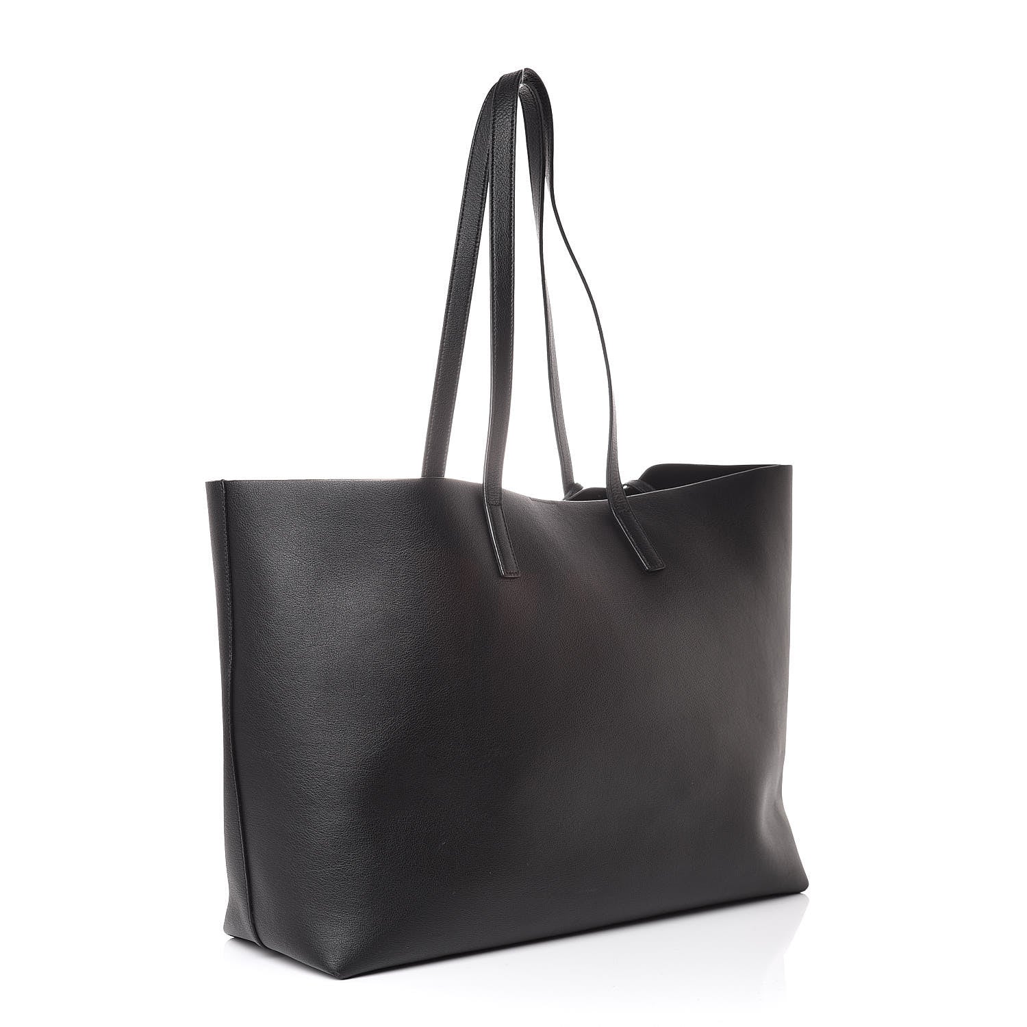 Saint Laurent Calfskin Large Shopping Tote Black 4 of 12