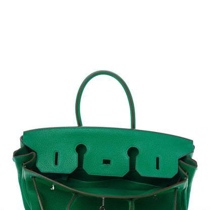 Hermes Taurillon Clemence Birkin 35 Menthe 10 of 36