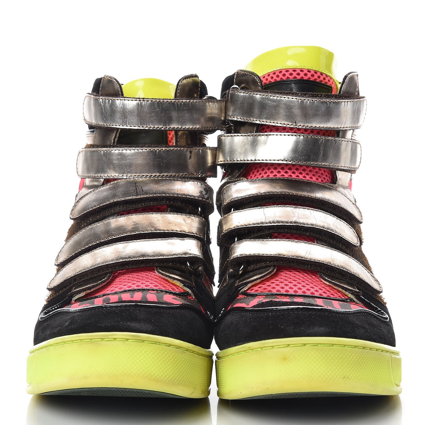 Monogram Graffiti Sneakers 40 Fuchsia