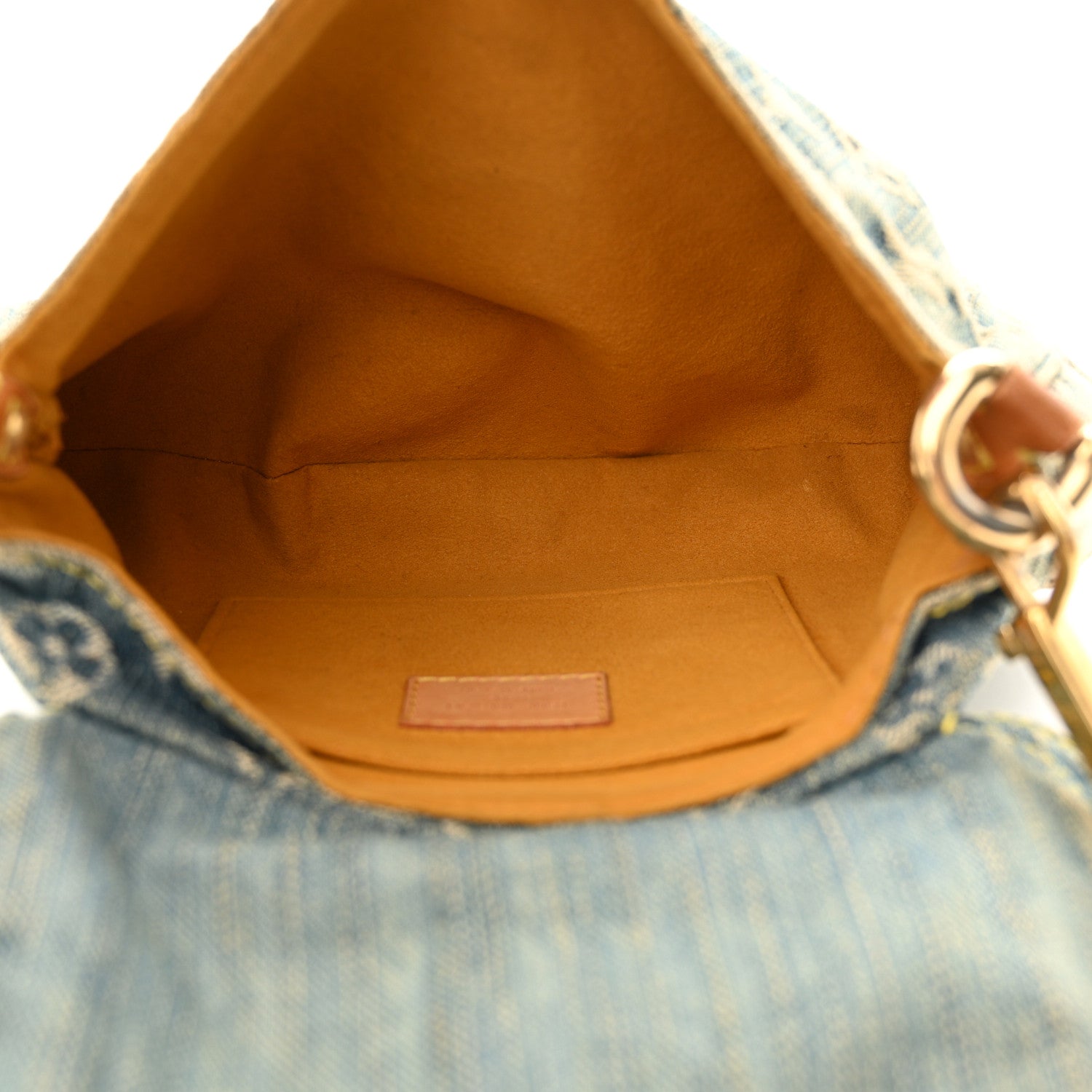 Louis Vuitton Monogram Denim Mini Pleaty Blue 5 of 13