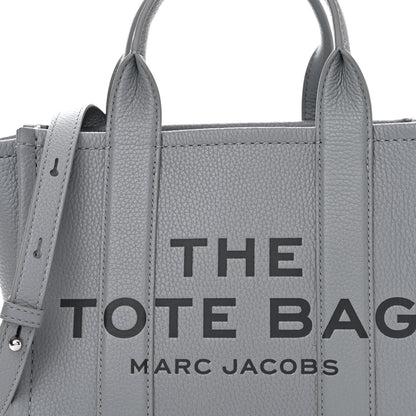 Marc Jacobs Grained Calfskin Small The Tote Bag Grey 8 of 10