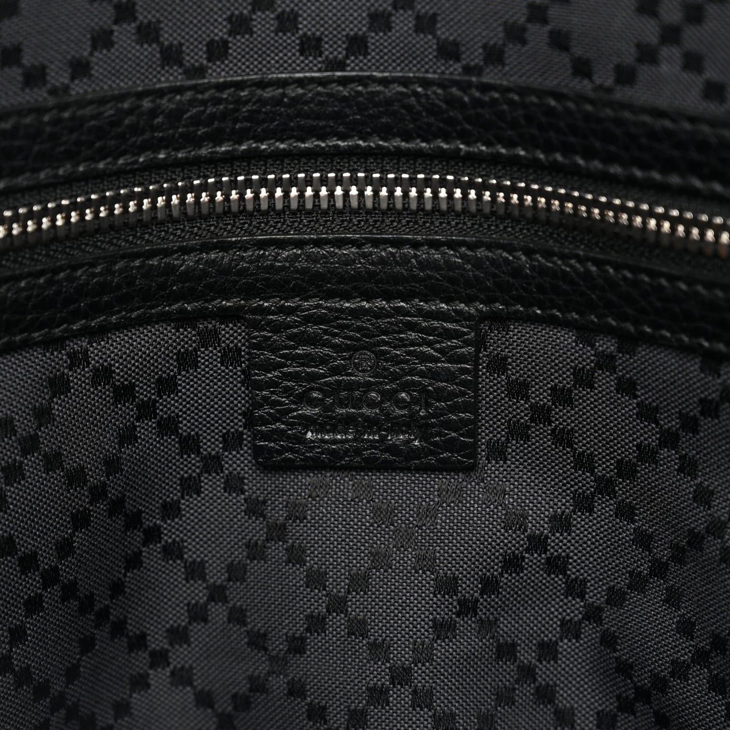 Pebbled Calfskin Briefcase Black