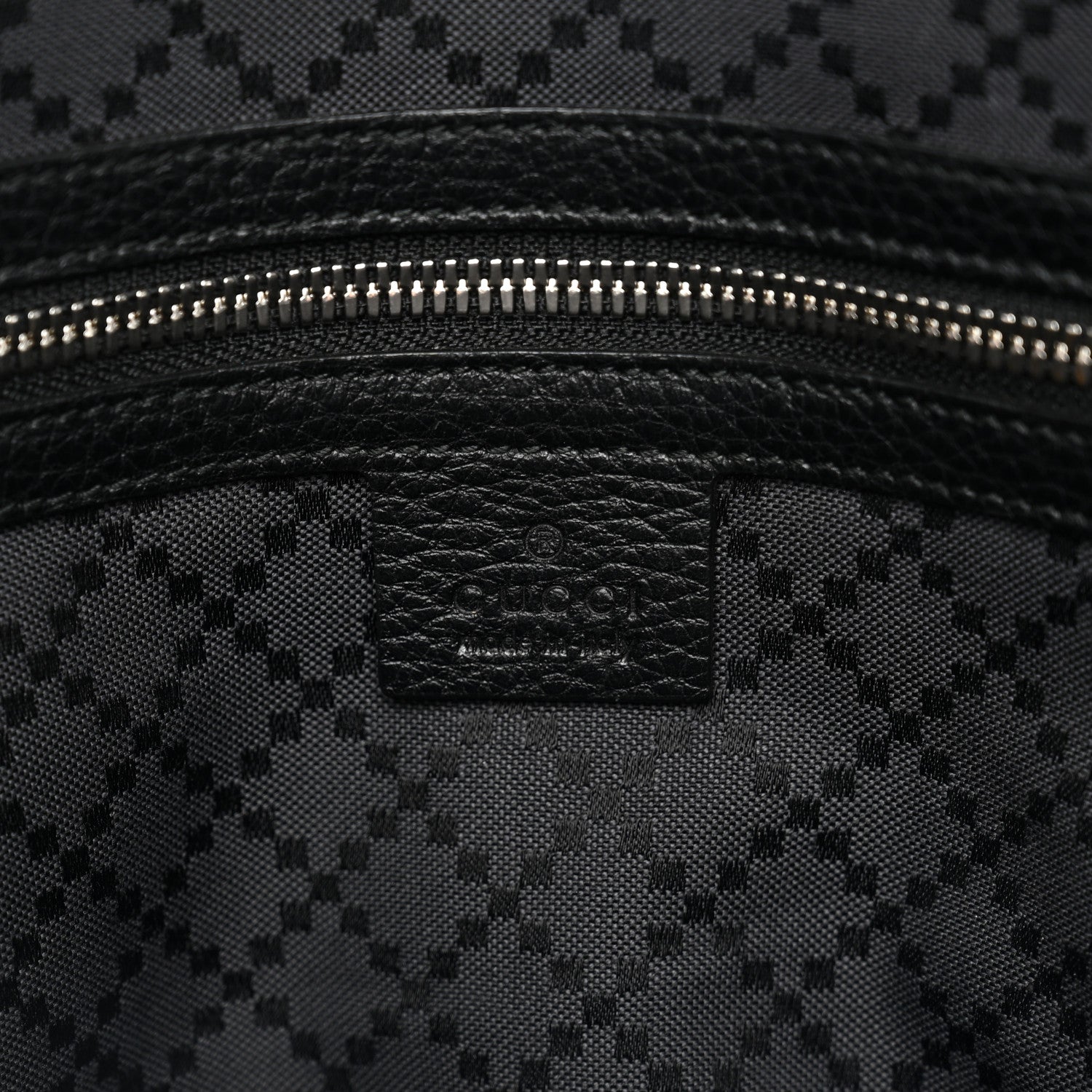 Gucci Pebbled Calfskin Briefcase Black 6 of 13