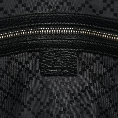 Gucci Pebbled Calfskin Briefcase Black 6 of 13