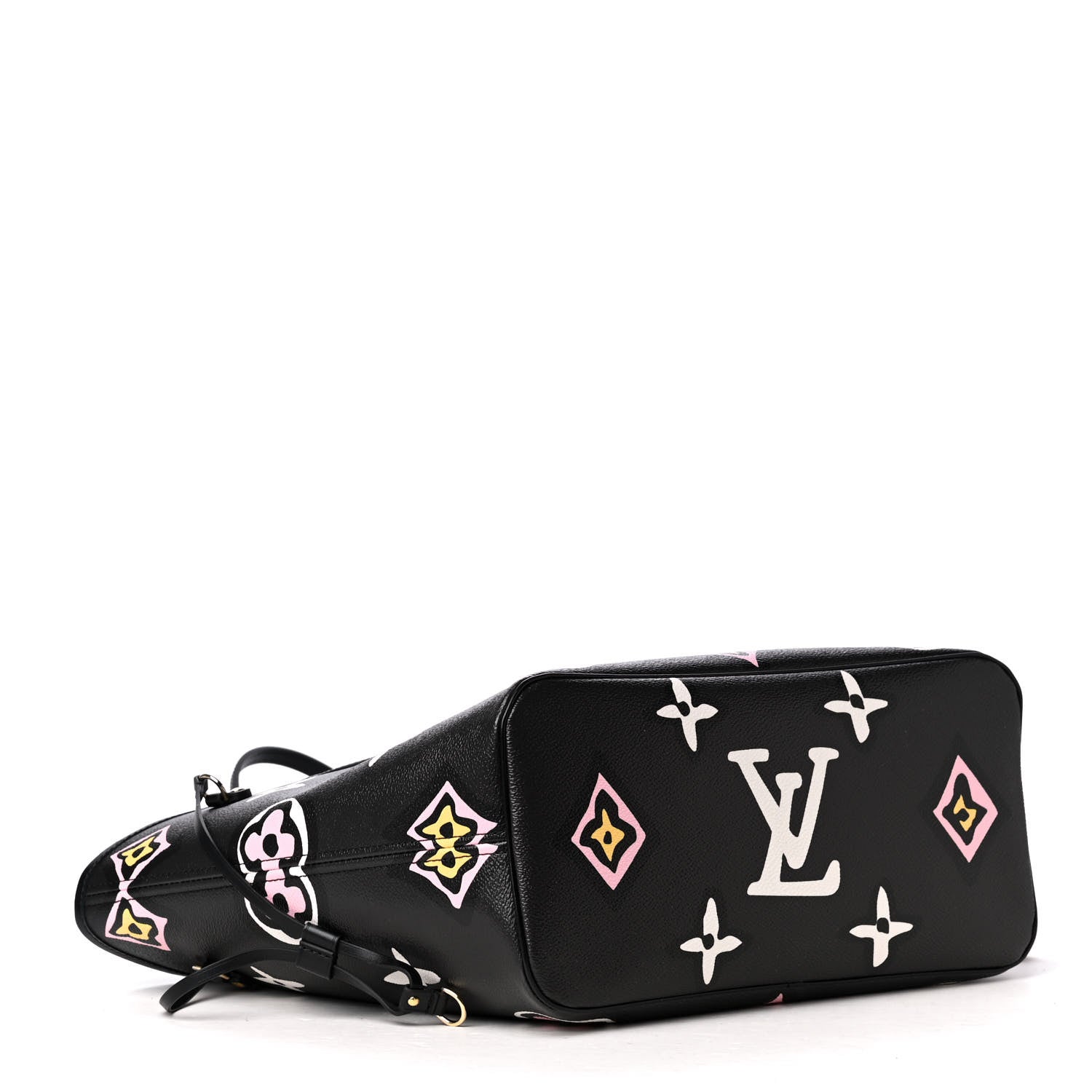 Louis Vuitton Monogram Giant Wild At Heart Neverfull MM Black 4 of 5