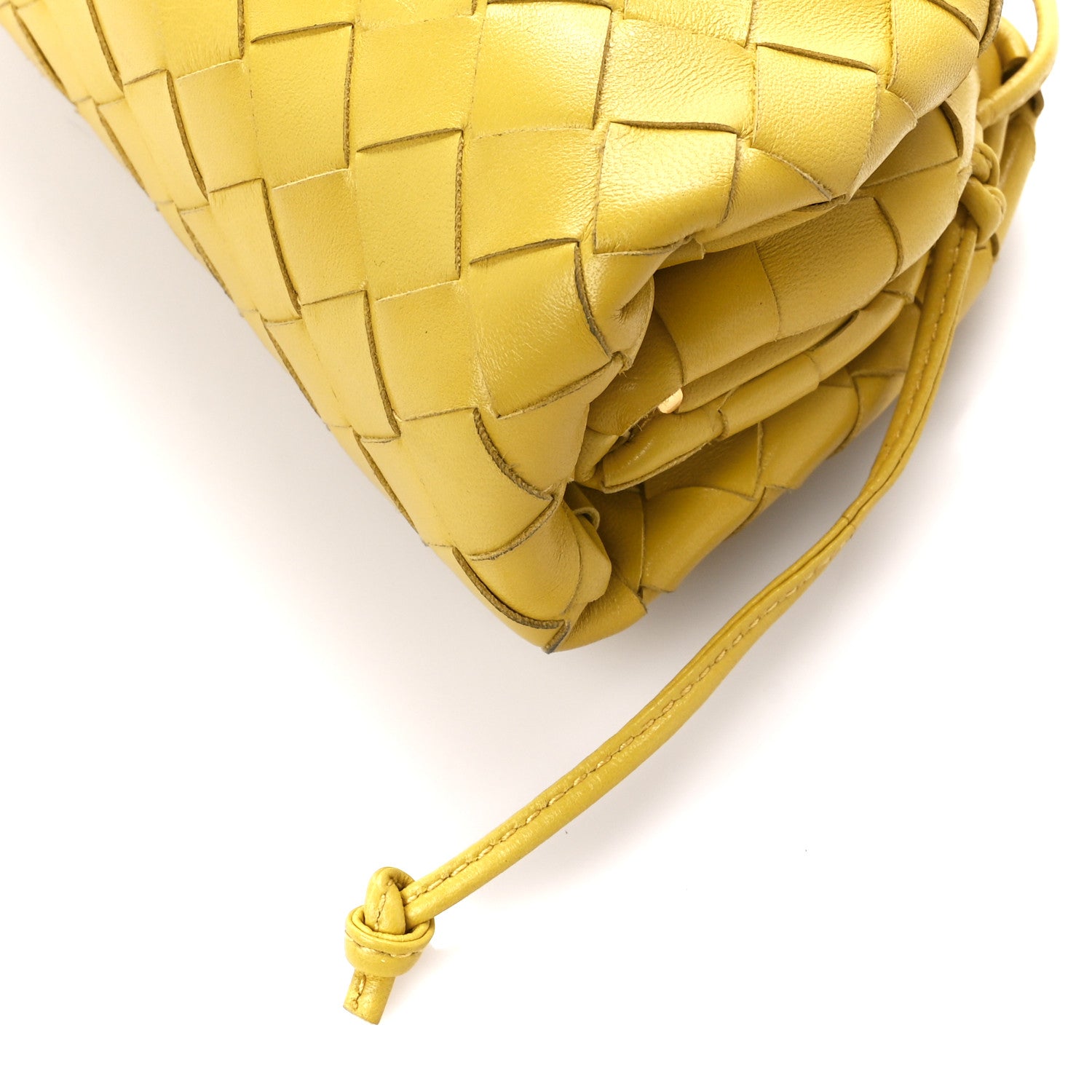 Bottega Veneta Nappa Intrecciato The Mini Pouch Buttercup 11 of 12