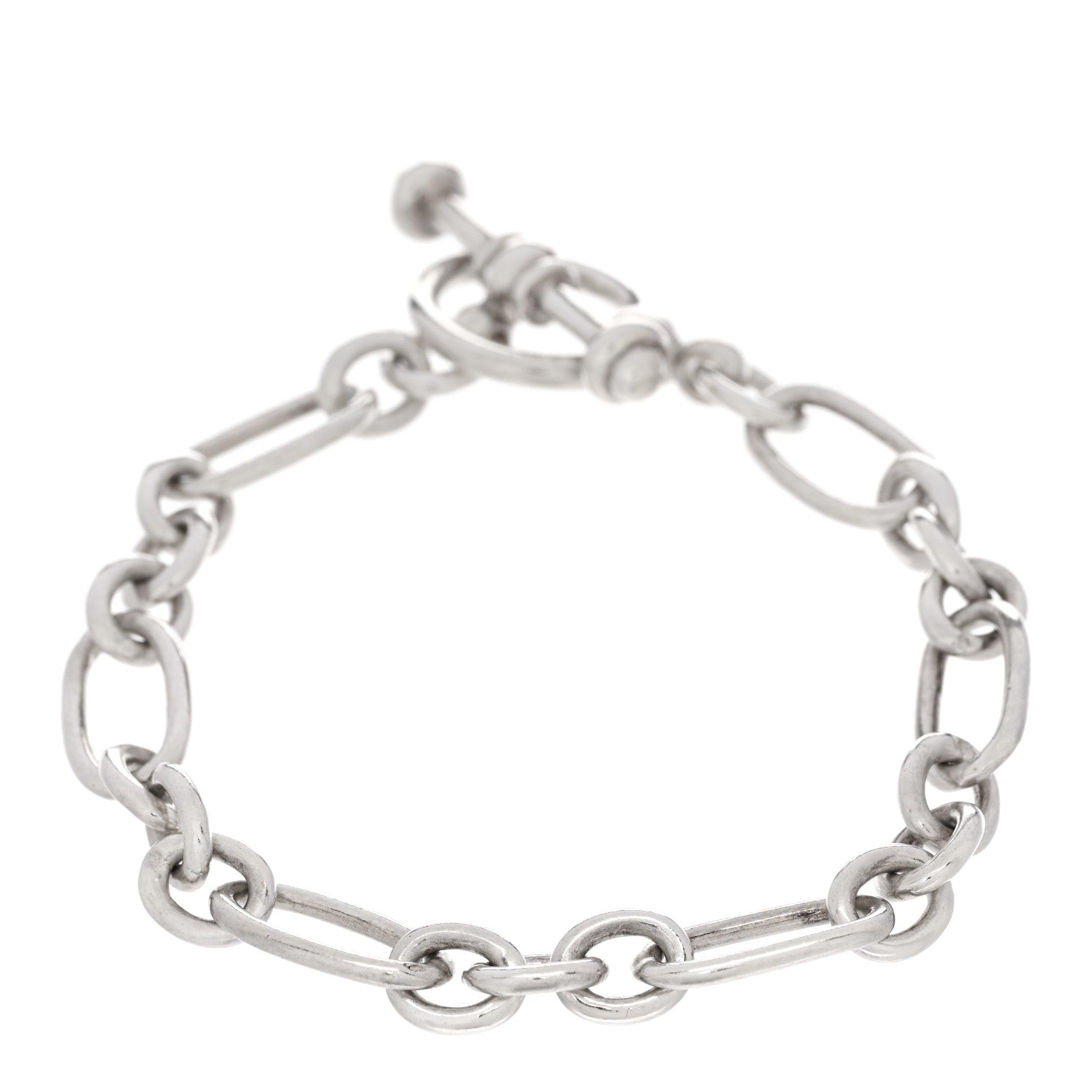 Tiffany Sterling Silver Paloma Picasso Toggle Chain Link Bracelet 2 of 3