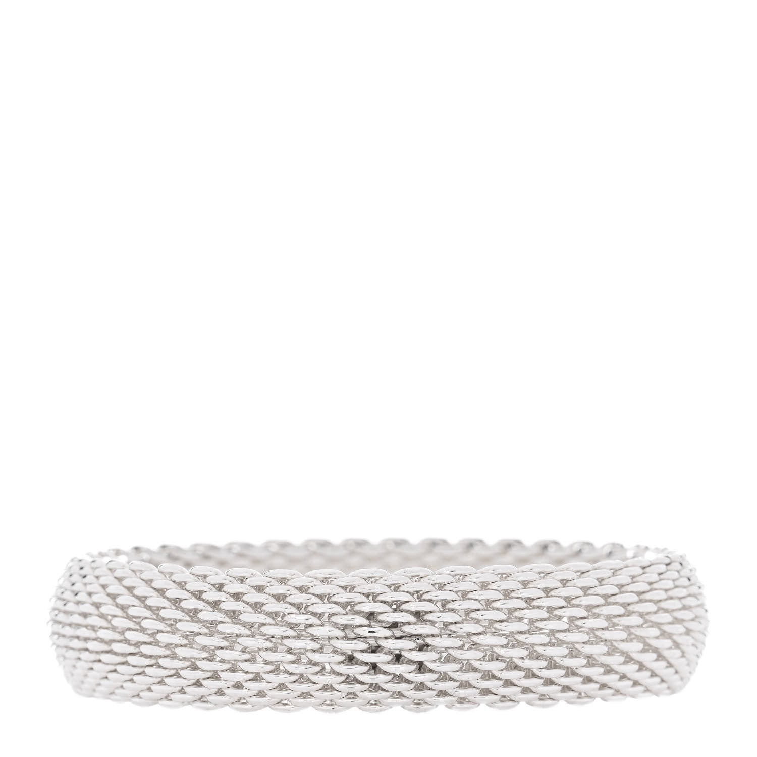 Tiffany Sterling Silver Somerset Mesh Bracelet 3 of 4