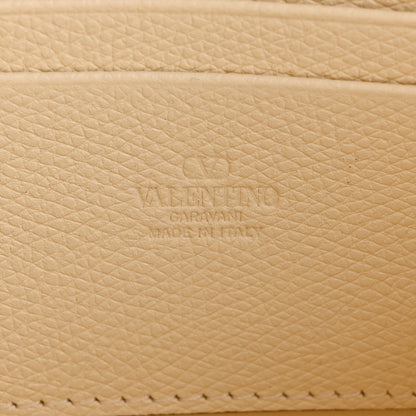 Valentino Garavani Jacquard Floral Medium Vlogo Zip Pouch White Multicolor 6 of 8