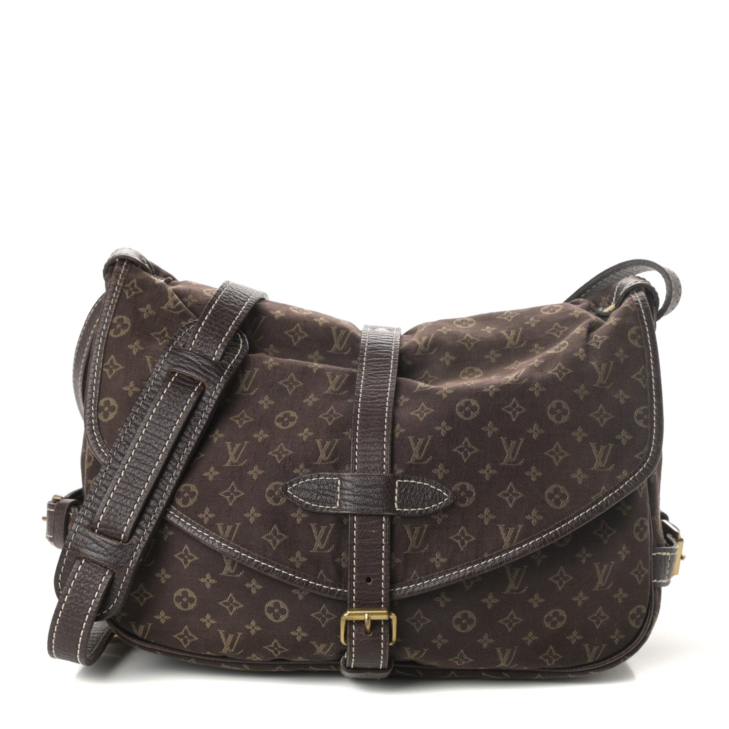 Louis Vuitton Monogram Mini Lin Saumur Ebene 1 of 9