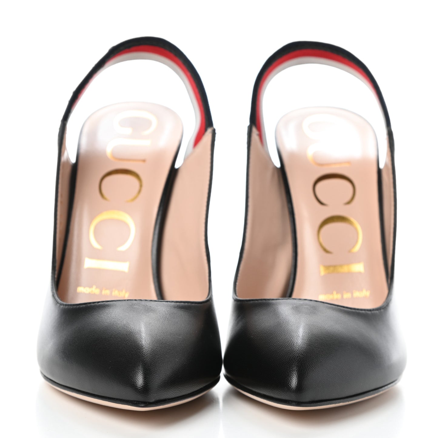 Malaga Kid Web Sylvie High Heel Slingback Pumps 36 Black