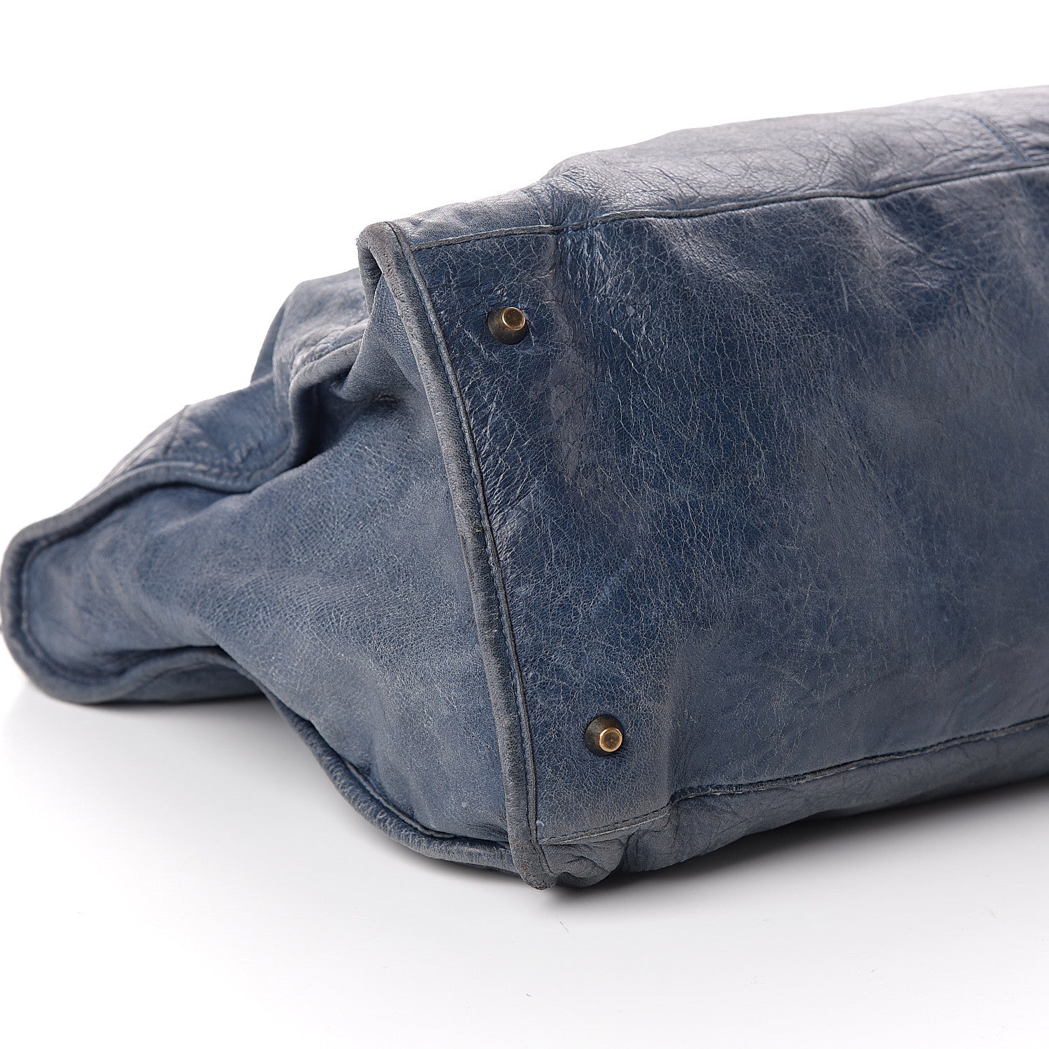 Balenciaga Agneau Classic Hardware Work Navy 6 of 7