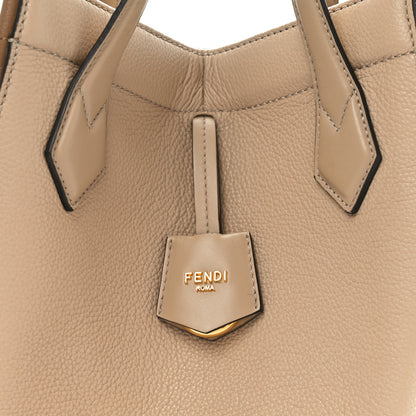 Fendi Vitello Cher Grace Bi-Color Medium Fendi Origami Beige Amido Sand 7 of 9