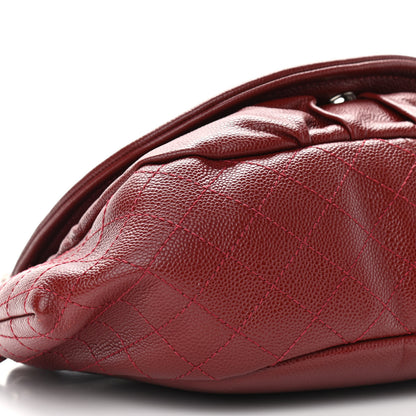 Chanel Caviar Large Half Moon Flap Red 8 of 10
