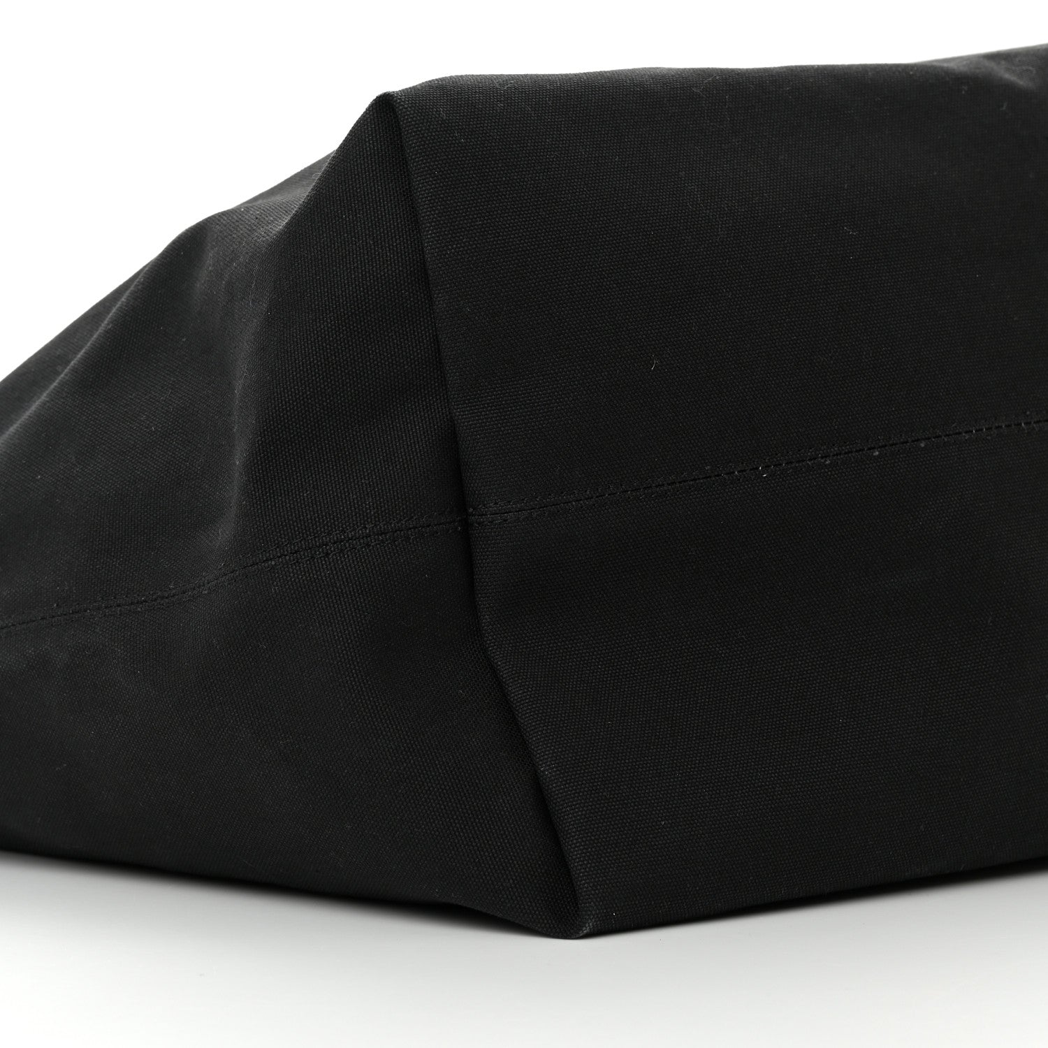 Balenciaga Cotton Canvas Calfskin Cities Paris Jumbo Large Tote Bag Black White 9 of 12