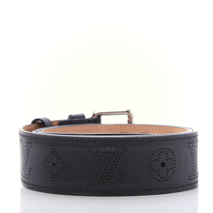 Louis Vuitton Mahina Belt 90 36 Black 2 of 6