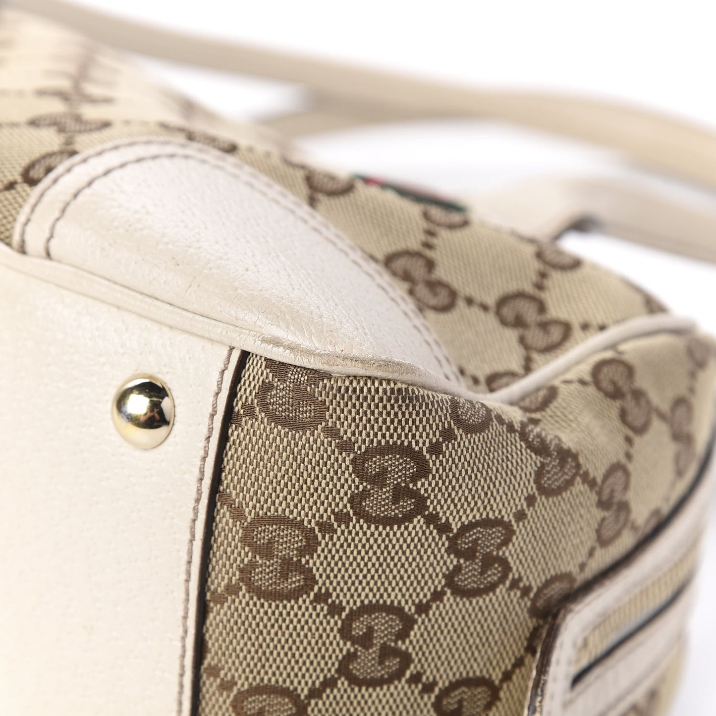 Monogram Small Princy Satchel Off White