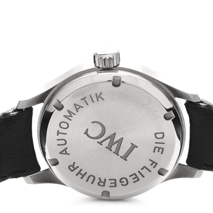 IWC Stainless Steel Calfskin 28mm Schaffhausen Mark XIII Lady Automatic Watch Black IW4421 4 of 5