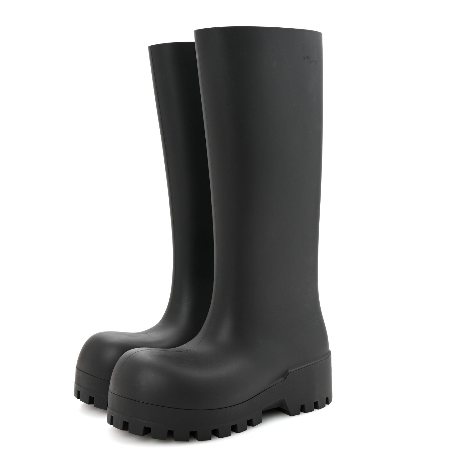 Balenciaga Rubber Bulldozer Rain Boots 39 Black 1758839 – FASHIONPHILE