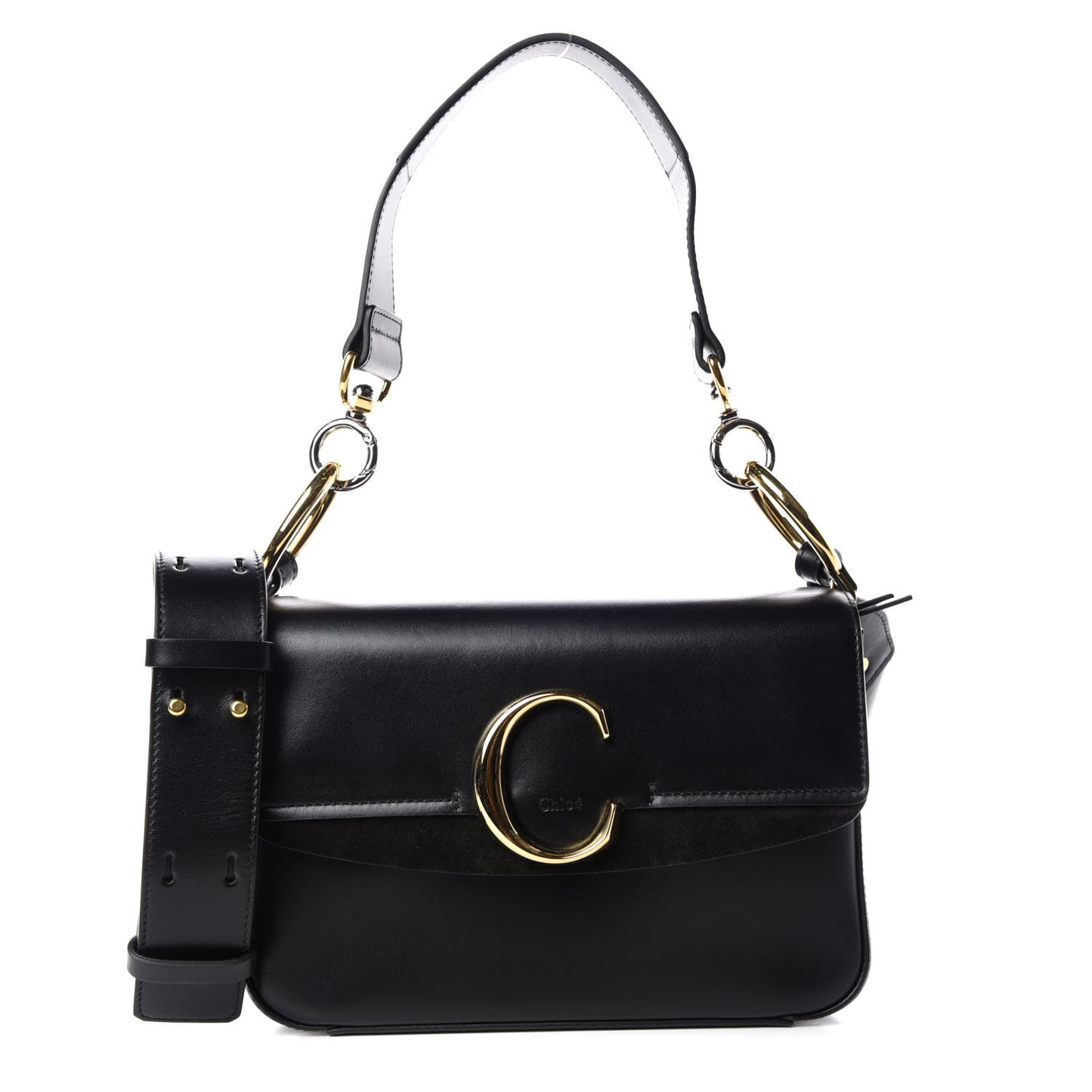 Calfskin Small C Double Carry Black