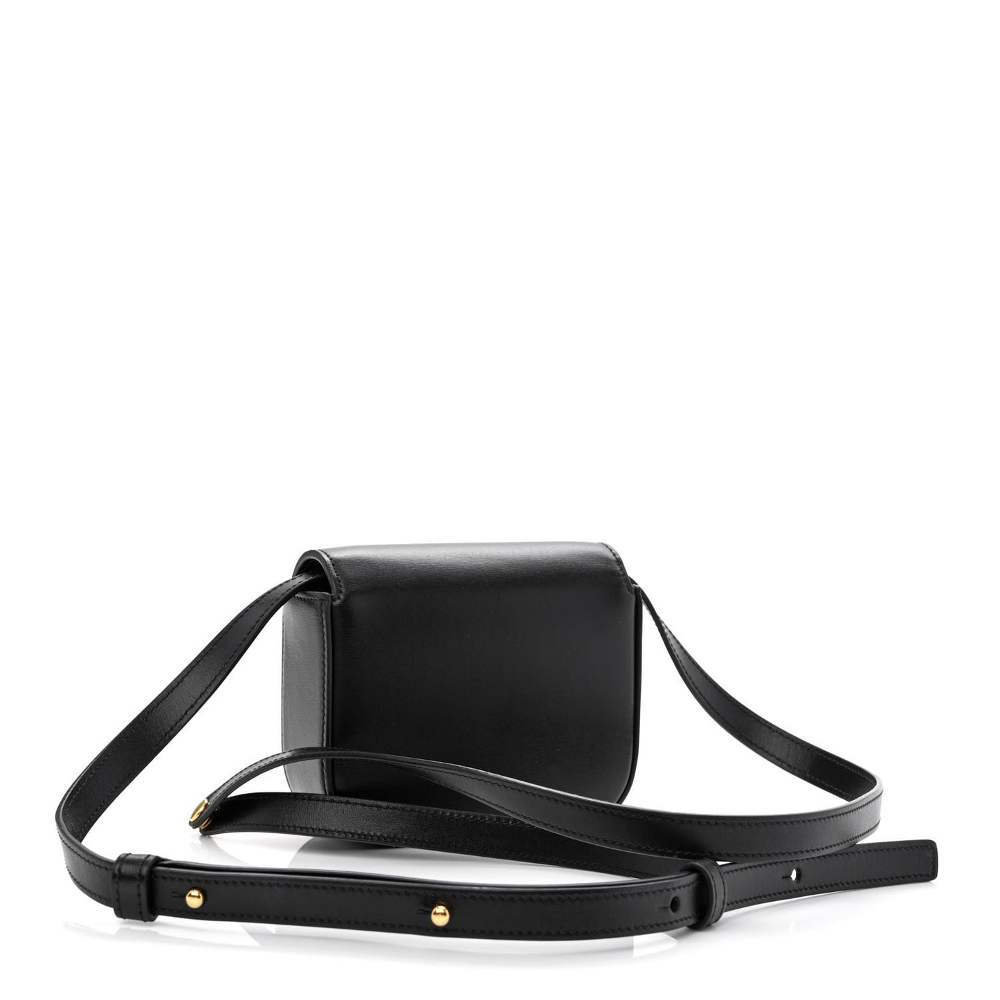 Shiny Calfskin Mini Triomphe Black