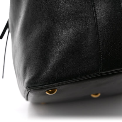 Saint Laurent Calfskin Large Emmanuelle Bucket Bag Black 15 of 17