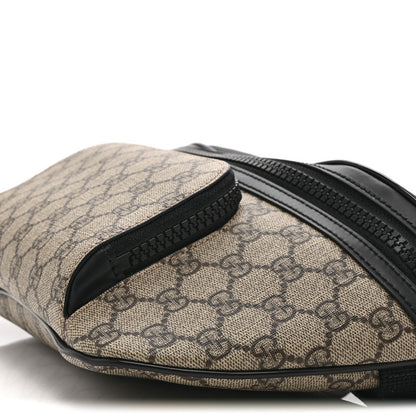 Gucci GG Supreme Monogram Belt Bag Black 10 of 11
