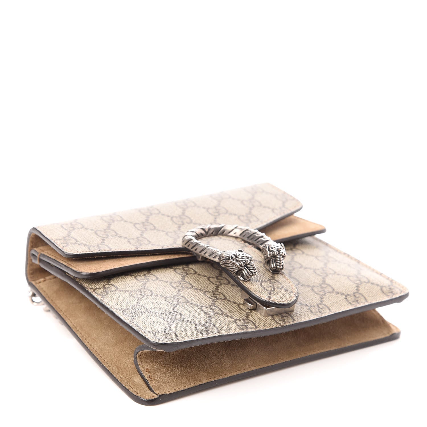 Gucci GG Supreme Monogram Mini Dionysus Shoulder Bag Taupe 4 of 8