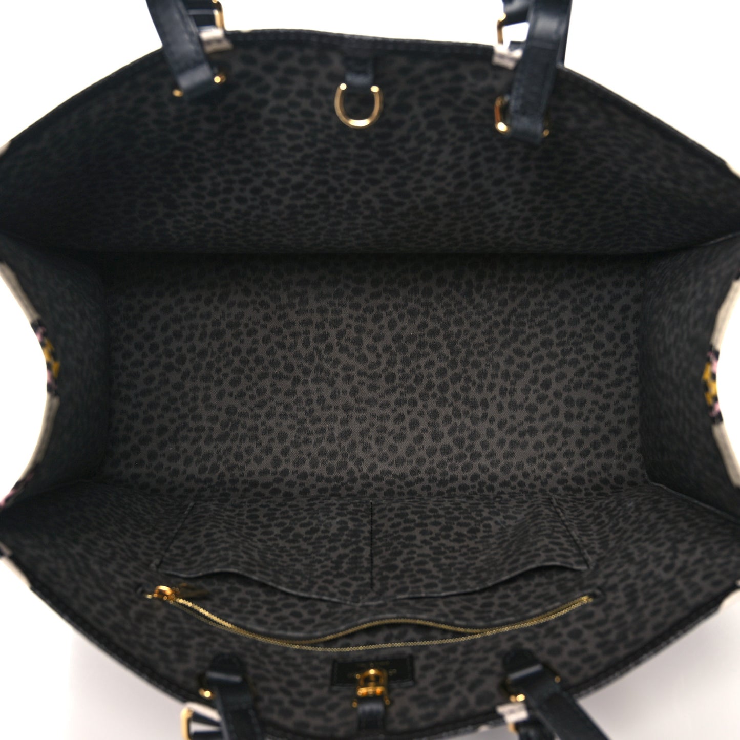 Monogram Giant Wild At Heart Onthego GM Black