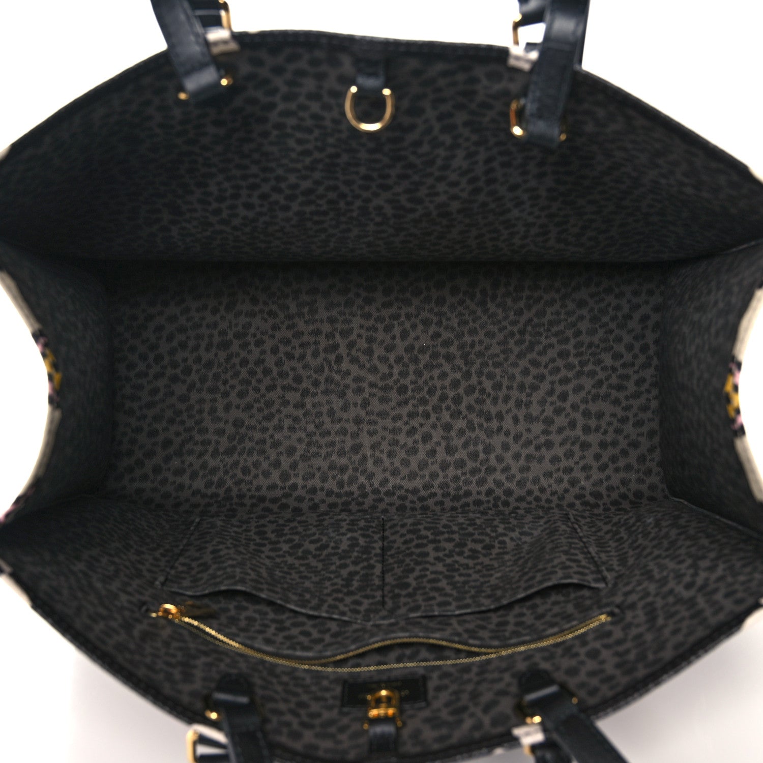 Louis Vuitton Monogram Giant Wild At Heart Onthego GM Black 4 of 7