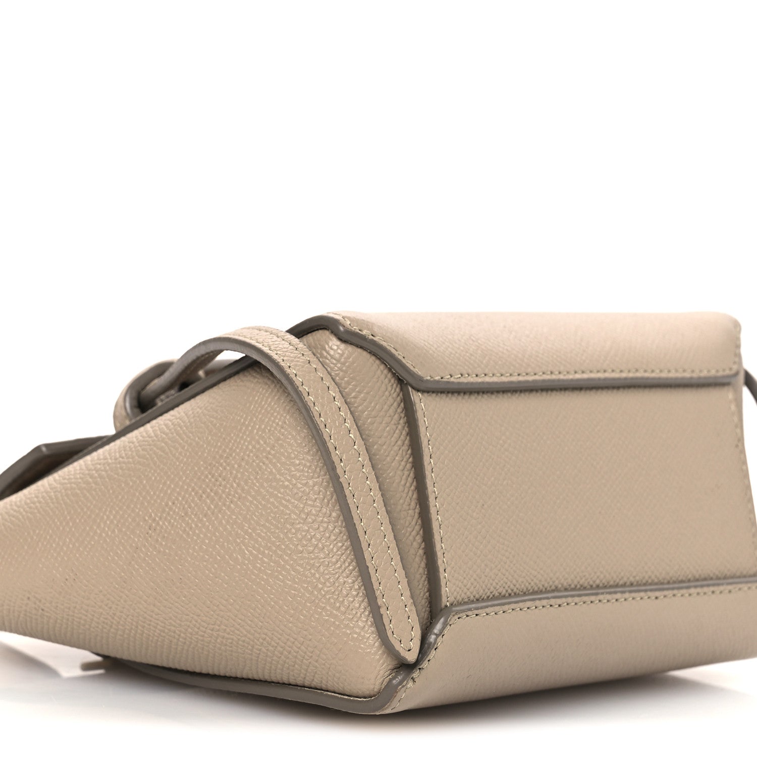 Celine Grained Calfskin Pico Belt Bag Light Taupe 9 of 13