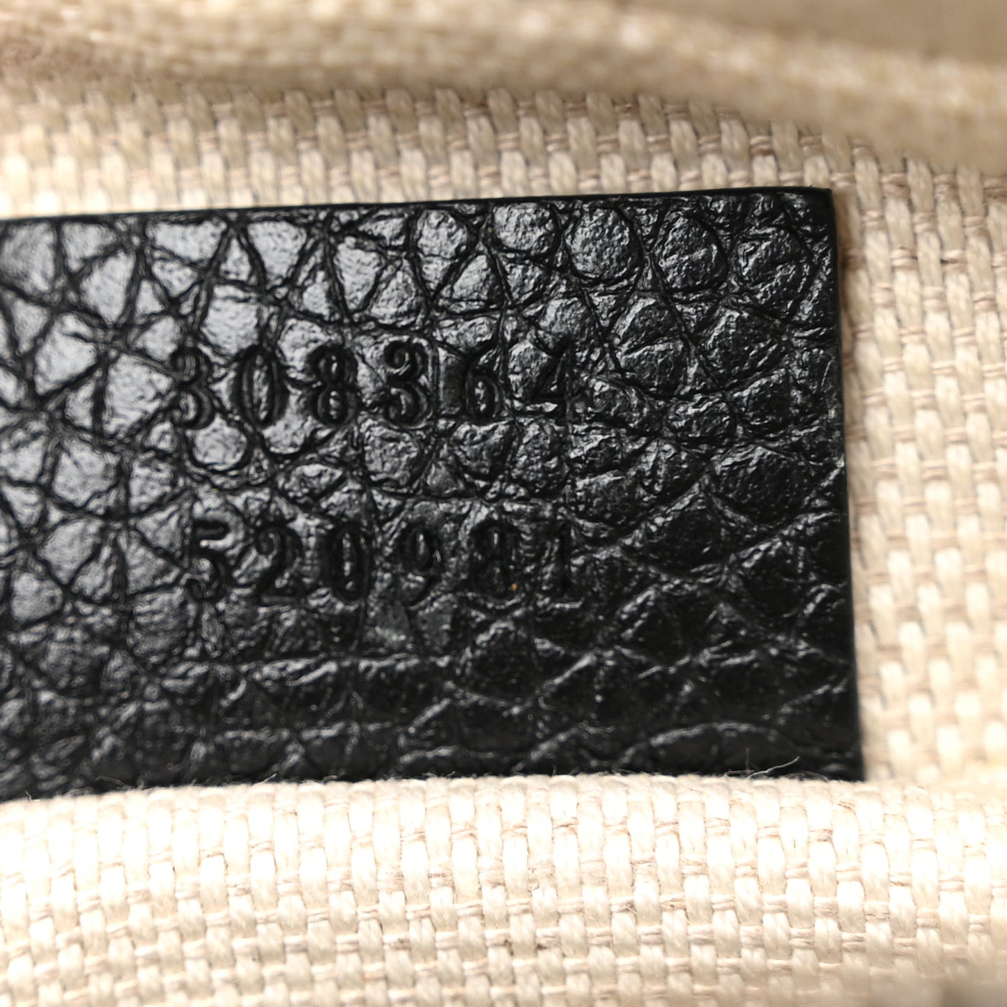 Pebbled Calfskin Small Soho Disco Bag Black