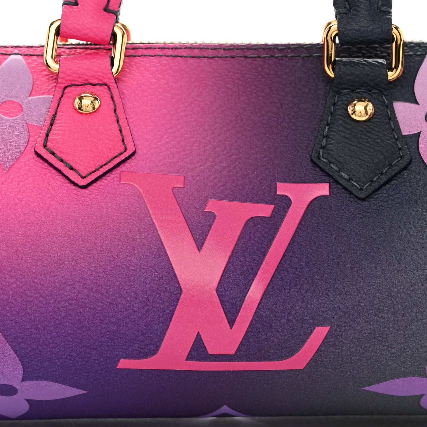 Monogram Giant Spring In The City Papillon BB Midnight Fuchsia