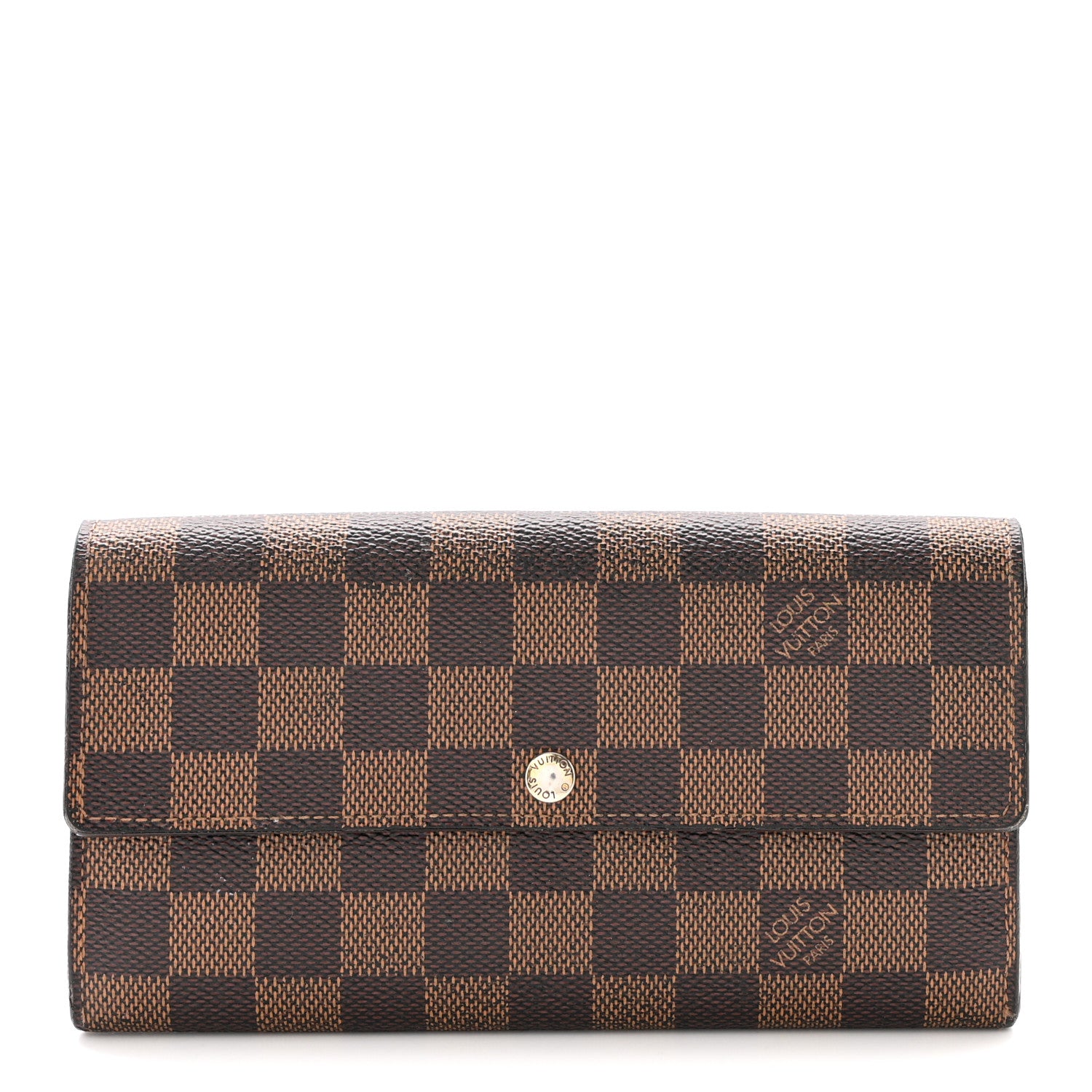 Louis Vuitton Damier Ebene Sarah Wallet 1 of 6