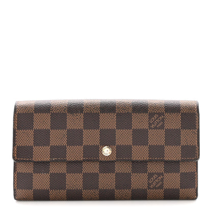 Louis Vuitton Damier Ebene Sarah Wallet 1 of 6