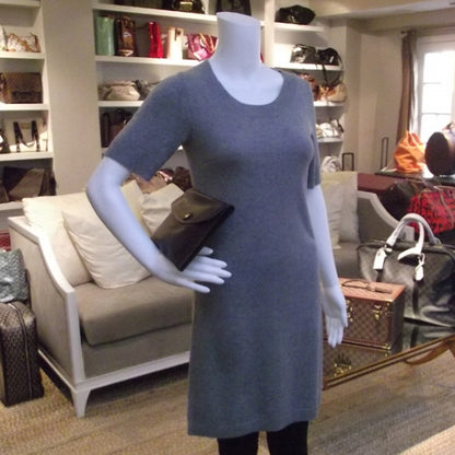 Hermes Chevre Leather Pochette Rio Brown 2 of 9