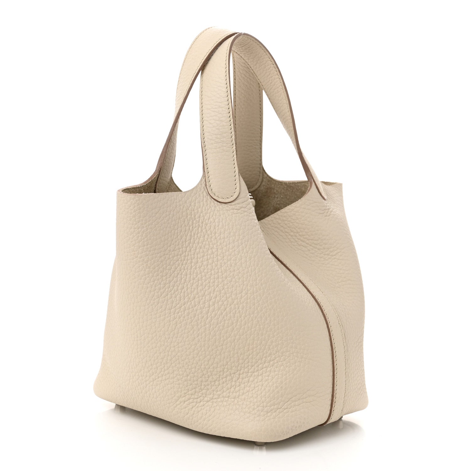 Hermes Taurillon Clemence Picotin Lock 18 PM Gris Perle 3 of 11
