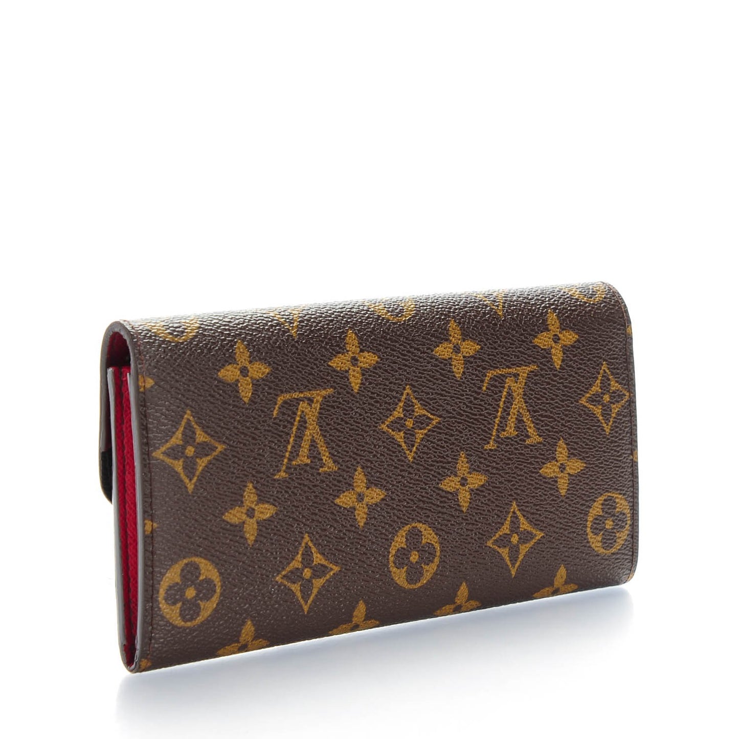 Monogram Emilie Wallet Red