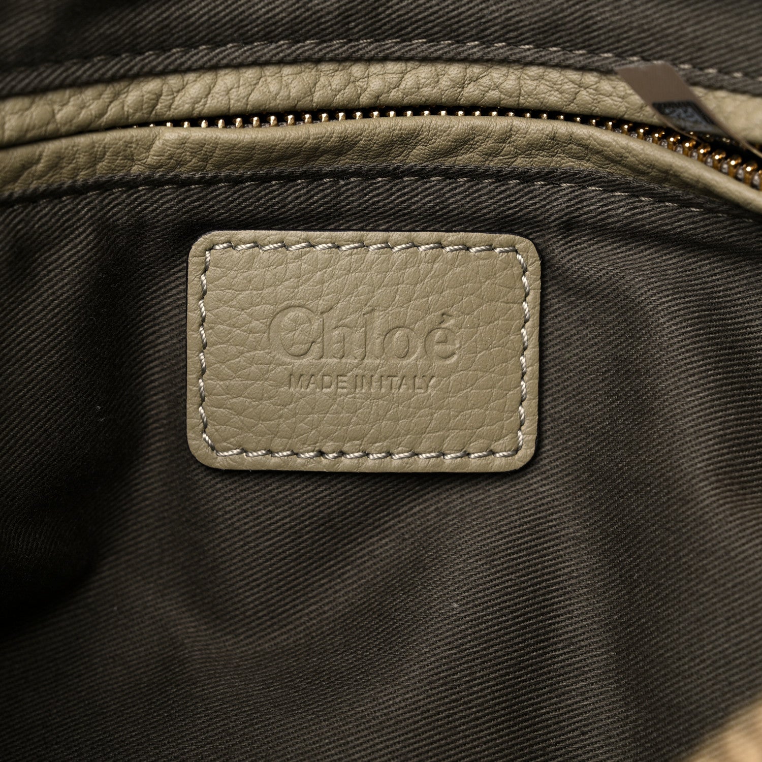 Chloe Calfskin Medium Marcie Satchel Baobab Green 6 of 9