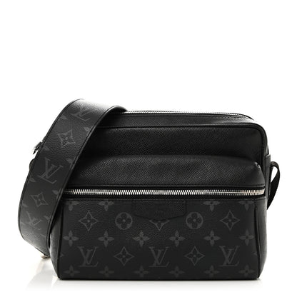 Louis Vuitton Taiga Monogram Eclipse Outdoor Messenger Black 1 of 9