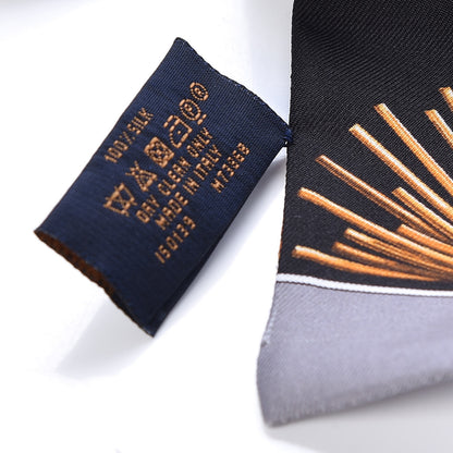 Louis Vuitton Silk Monogram Vendome Bandeau Navy 3 of 3