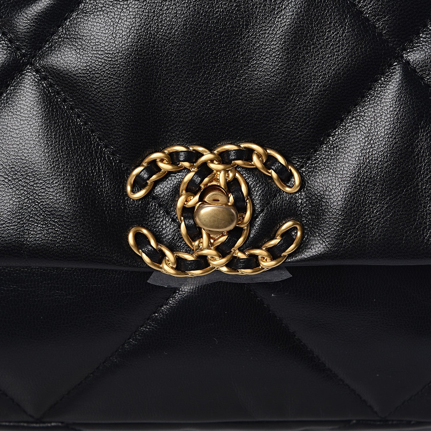 Chanel Goatskin Quilted Medium 19 Flap Black 10 of 10