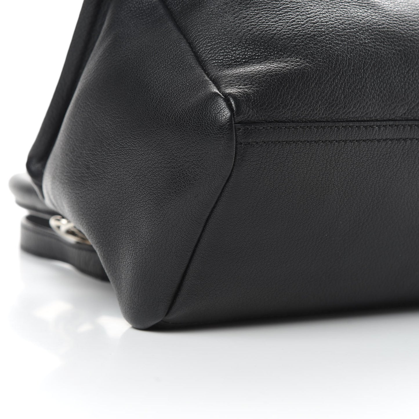 Sugar Goatskin Small Pandora Black